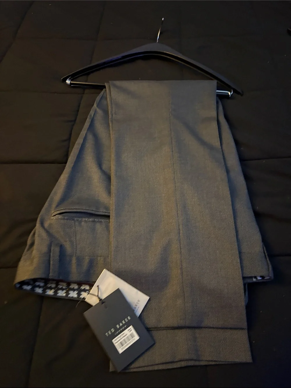 Ted Baker Dark Charcoal Single-Breasted Sport Coat